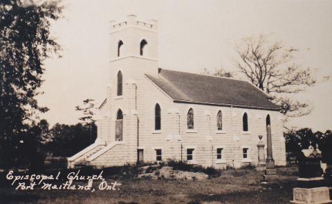 Christ's Church Current church Port Maitland Wm. Warnick Post Card Collection